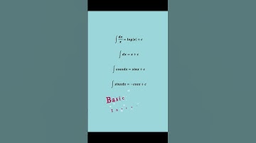 Essential Integration Formulas Part 1 Class 12 Mathematics