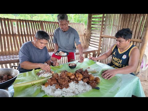 FARM COOKING,  Pork ribs and carabeef with bamboo shoots recipe
