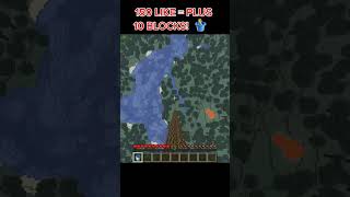 120 Block MLG Clutch! 🪣 #minecraft #shorts