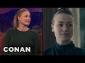 Yvonne Strahovski & "The Handmaid’s Tale" Cast Sing Taylor Swift On Set | CONAN on TBS