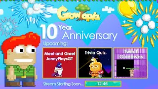 Growtopia Live! Anniversary Special Life as a Content Creator