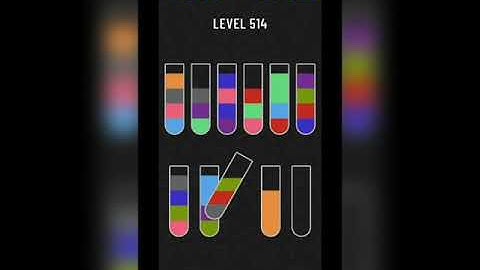 Water sort puzzle level 514