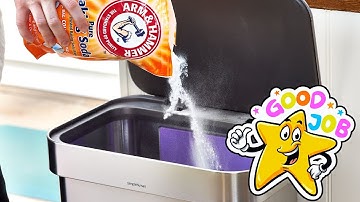 How to Clean A Smelly Kitchen Trash Can FAST (Keep It Fresh & Clean)