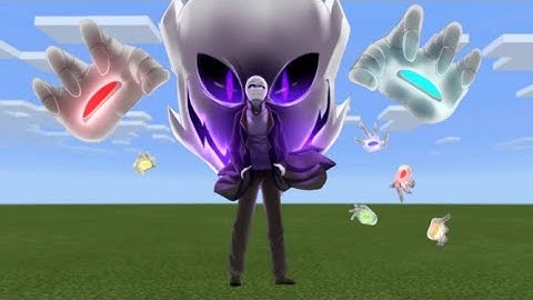 Gaster glitchtaler V4 minecraft PE/BE command block map