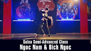 Party On Down (Kevin Davis) @ Ngoc Nam & Bich Ngoc, Demo Salsa (Semi-Adv Class, Spring Salsa)