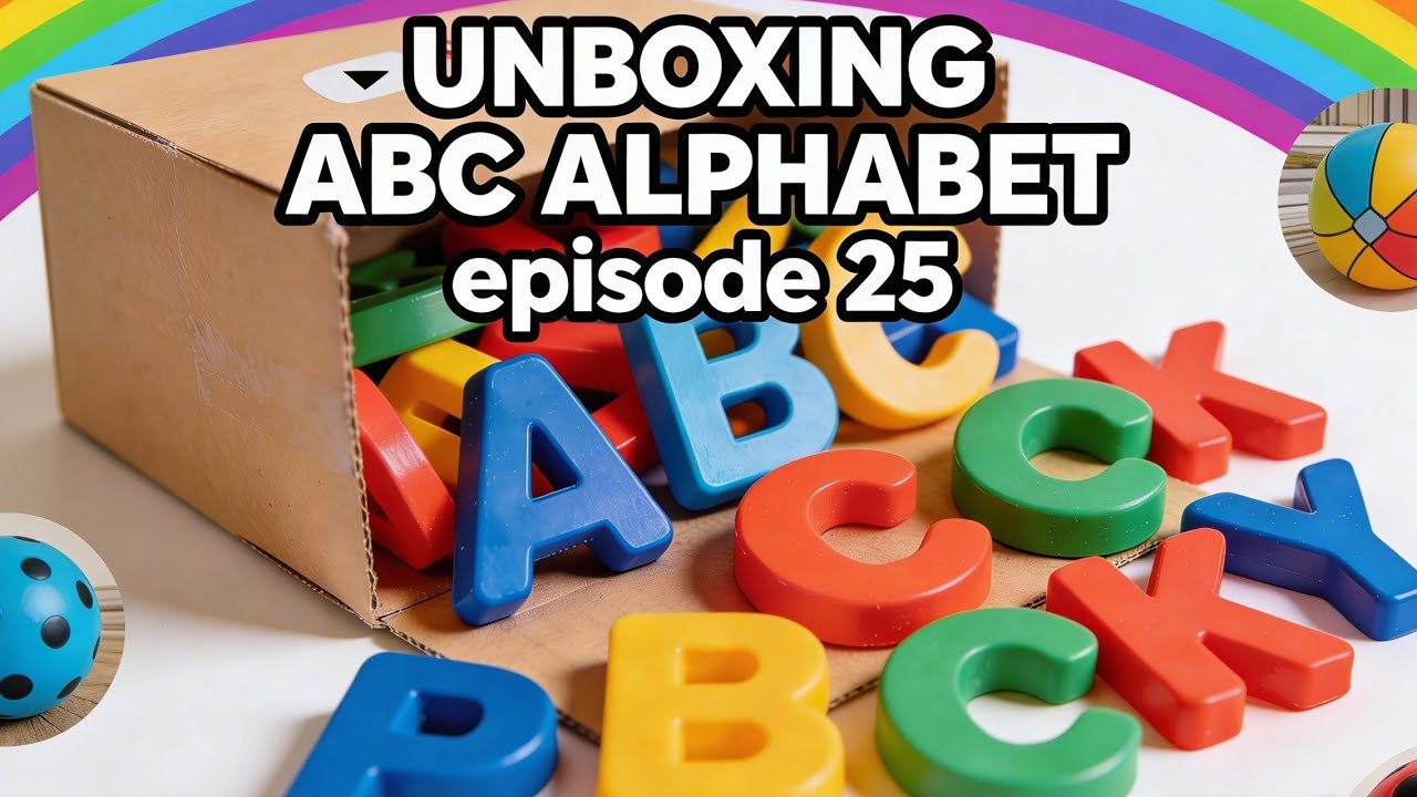 Toy asmr🧲🎎 ALPHABET ABC EPISODE 25 | ASMR Satisfying with Unboxing ...