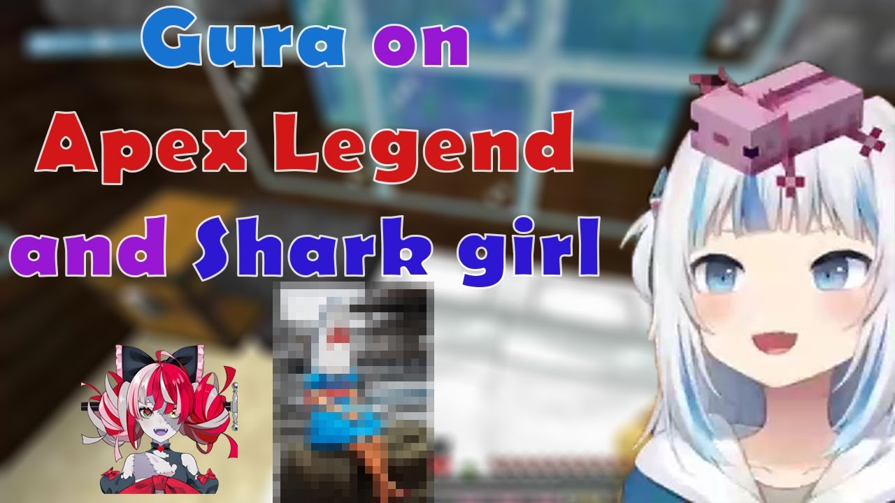 Gura might end Ollie suffering on Apex Ban... also Gura react to the statue of "Shark Girl"