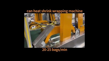 can beverage heat shrink wrapping machine #packagingmachine #machine #factory #beverage #packaging