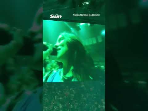 Shocking Moment Superstar Billie Eilish Is Violently Pulled To The Floor By Fan