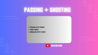 Passing + Shooting Drill