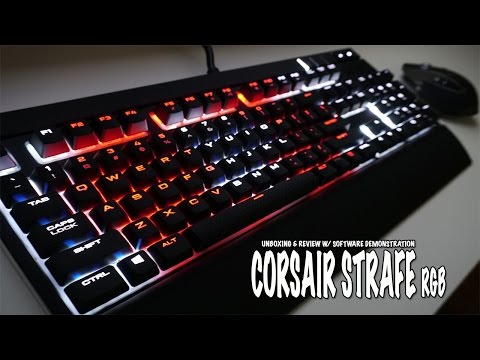 Corsair Strafe RGB MX Silent Unboxing Review