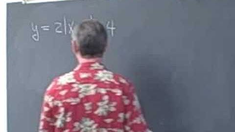 Precalculus Ma 112 Section 2.2 Translations of Absolute Value Functions