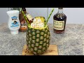 Henny Colada In A Pineapple