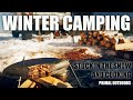 Winter Camping - Stuck in the Snow and Camp Cooking