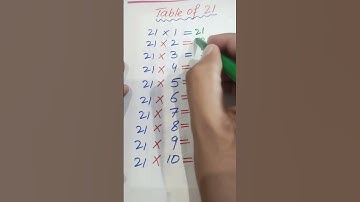 Table of 21 #shorts #trending #youtubeshorts #tiktok #viral #table