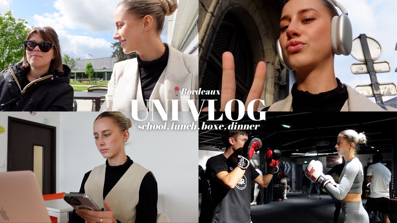 UNE JOURNÉE EN COURS AVEC MOI (après 1 an de césure)