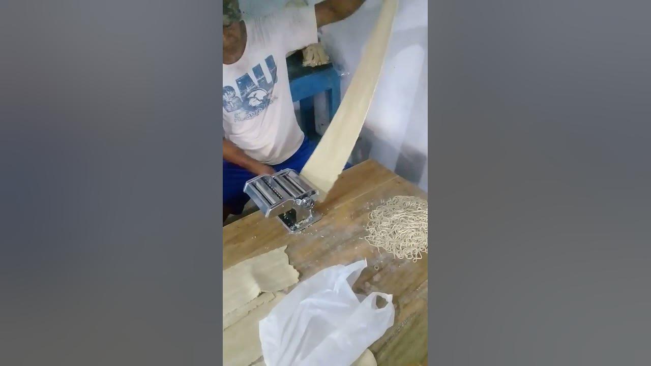 cara bikin adonan mie ayam secara manual