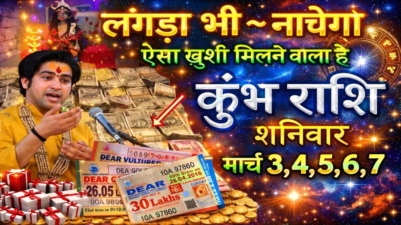 कुंभ राशि ।। 3, 4, 5, 6, 7 मार्च। लंगड़ा भी ~ नाचेगा, ऐसा ख़ुशी मिलने वाला है पागल हो सकते हो आप..