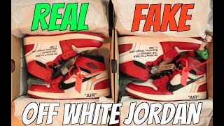 REAL VS FAKE: JORDAN CHICAGO "OFF COMPARISON) - YouTube