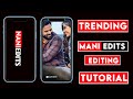 How to Edit Trending Image Sliding Videos|How to edit videos like Mani edits|HD images sliding Video