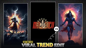 How to Make Mahadev Status Video in VN App | Mahashivratri Special Editing