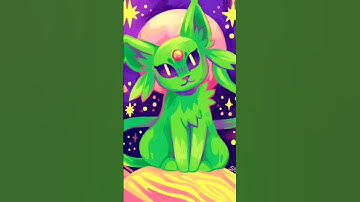 shiny espeon edit #eeveelution #pokemon #shiny #shinypokemon #espeon #shorts #shinyespeon