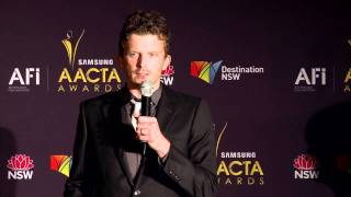 Griff The Invisible's Leon Ford on receiving BEST ORIGINAL SCREENPLAY Award | Inaugural AACTA Awards