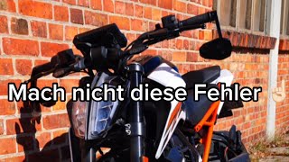 Diese Fehler solltet ihr NICHT in der Fahrschule machen / KTM Duke 125 Motovlog / thetomlifestyle