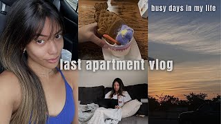 spend the last couple days in my apartment with me before I move out! | busy days in my life vlog by angelene 328 views 6 months ago 15 minutes