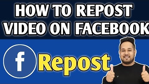How to Repost a Video on Facebook Without Re-Uploading It | By Diptanu Shil