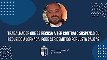 O que acontece quando o funcionário se recusa a assinar uma suspensão?
