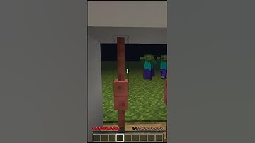 How to Get Rid of ZOMBIES in Minecraft #shorts