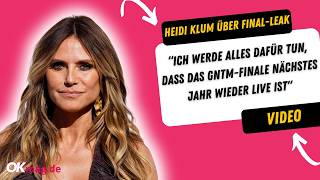 Heidi Klum Klare Ansage Nach Bitterem Gntmleak Zieht Sie Jetzt Konsequenzen