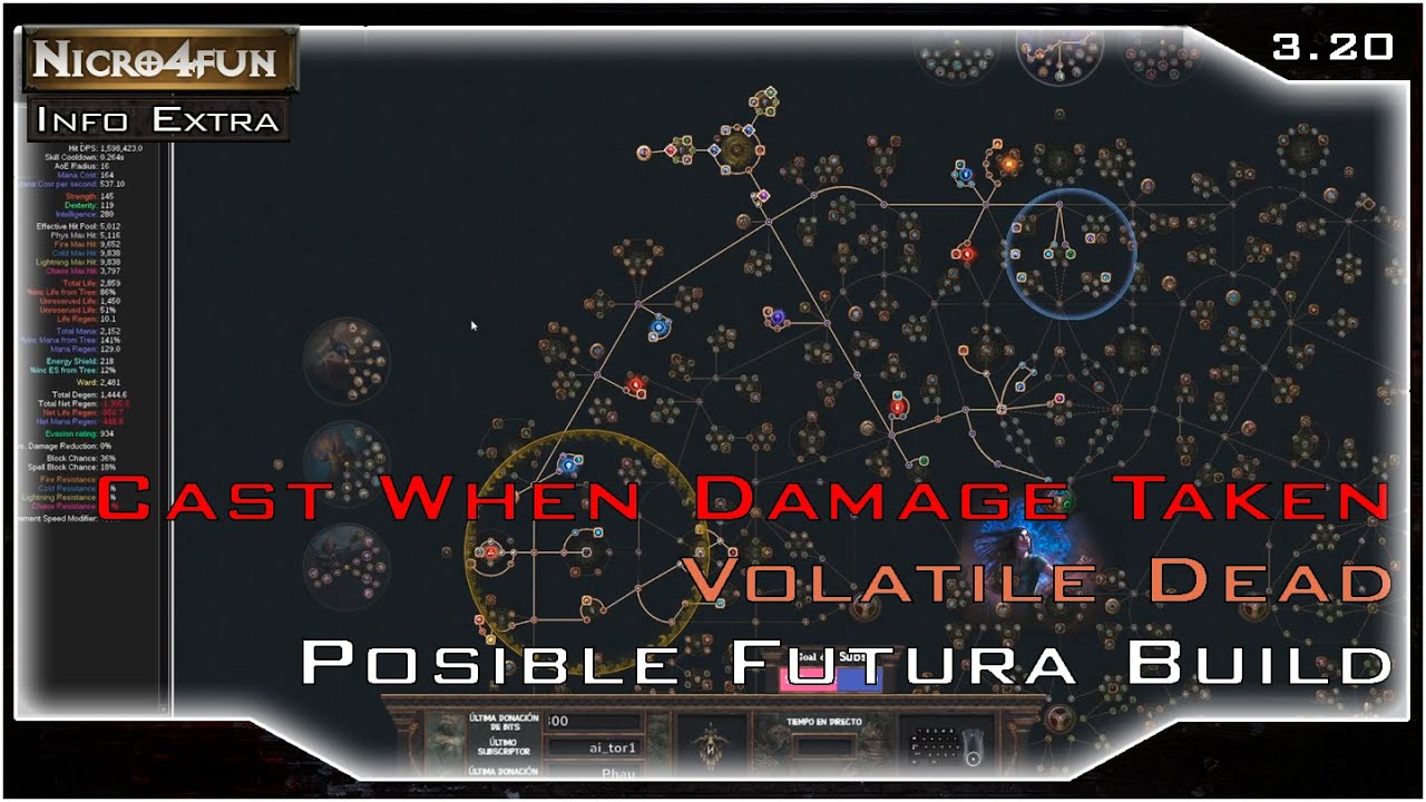 PoE - Info - Posible Futura Build - CWDT Volatile Dead [F Sanctum - 3. ...