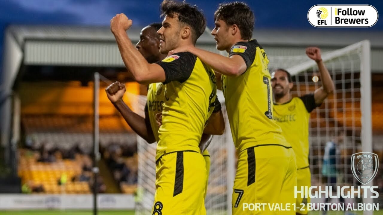 CARABAO CUP HIGHLIGHTS Port Vale 12 Burton Albion YouTube CARABAO CUP HIGHLIGHTS Port Vale 12 Burton Albion YouTube
