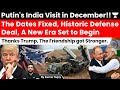 Putin To Visit India On December 5-6, Discussions May Take Place On SU-57 &amp; Other Defence Deals