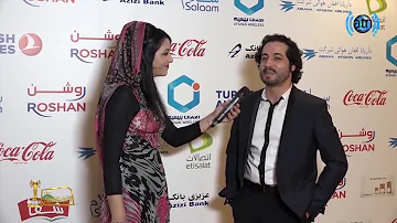 مصاحبه با دل آغا سرود در دهمین جشنواره هنری تلویزیون آریانا
