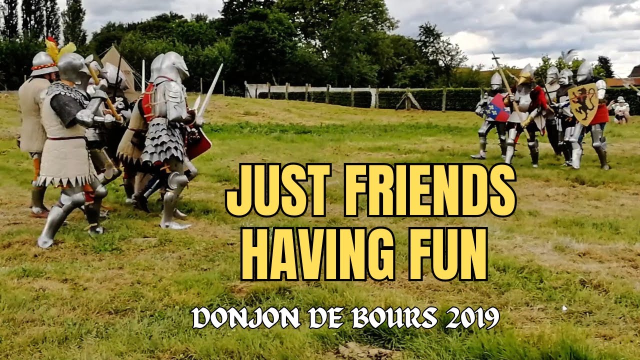 Medieval group fight between friends – Realistic , non-choreographed medieval combat