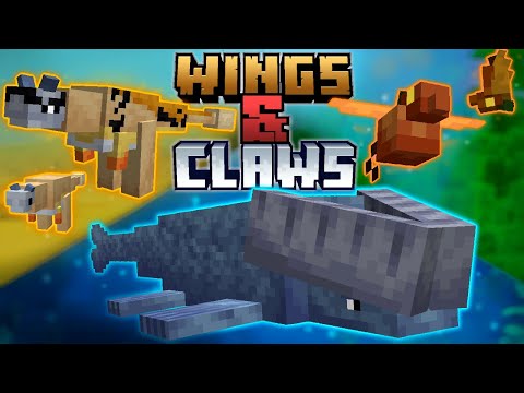 Видео: WINGS AND CLAWS - НОВЫЕ ФАНТАСТИЧЕСКИЕ МОБЫ В МАЙНКРАФТЕ В СТИЛЕ ВАНИЛЛЫ! ПОЛНЫЙ ГАЙД ОБЗОР МОДОВ