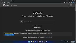 Install Scoop On Windows 11