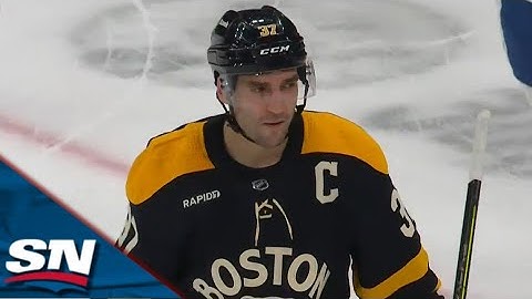Patrice Bergeron Scores For Bruins After No-Call On Linus Ullmark For Throwing His Stick