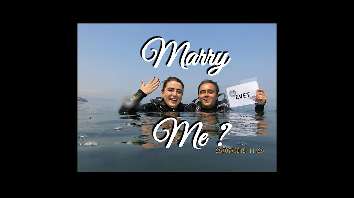 Dalışta Evlilik Teklifi (?) | Marry Me ! | Mavi Keyif | Muhteşem Evlilik Teklifi | I said YES