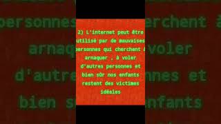 LES INCONVÉNIENTS D'INTERNET// سلبيات الأنترنت