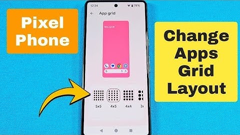 How to Change Apps Grid Layout for Google Pixel Android 15 phone 
