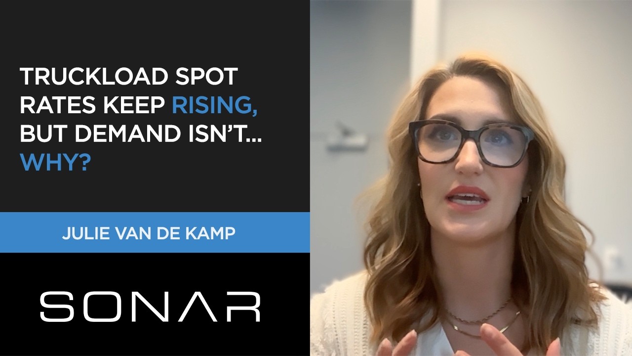 Truckload Spot Rates Keep Rising, But Demand Isn't... Why?