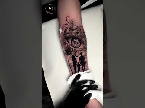 تاتو عين مع العيله Tattoo ستاتو Tattooartist 