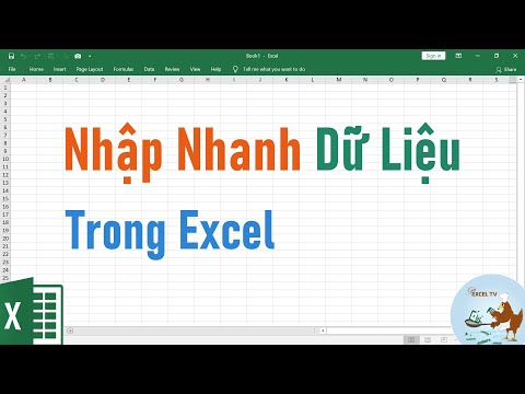 Video: Làm cách nào để bạn điền nhanh vào Excel?