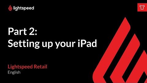 Setting up your iPad