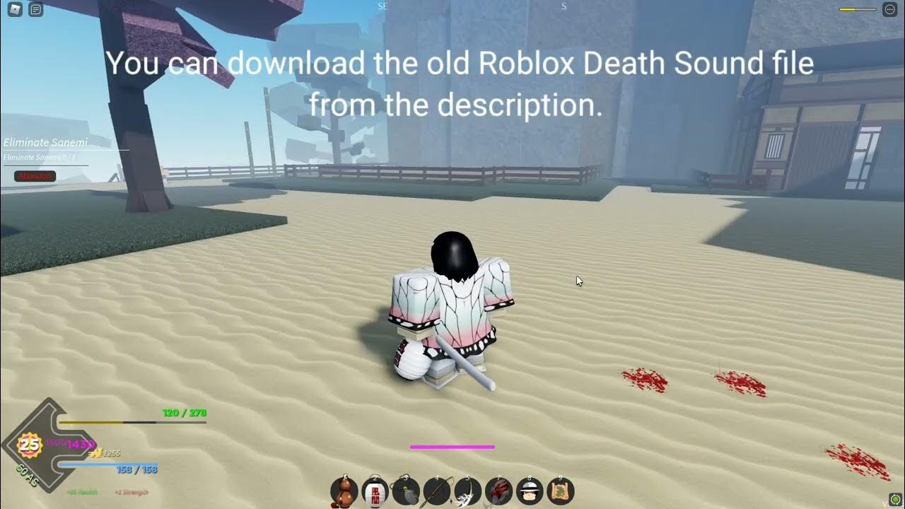Workshop Steam::Old Roblox Player Death Sound