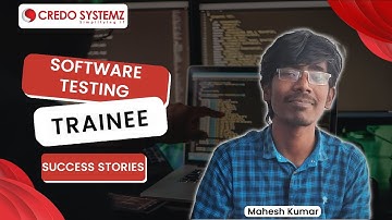 Software Testing Course Training in Chennai | Credo Systemz | Student Review Selenium #testing